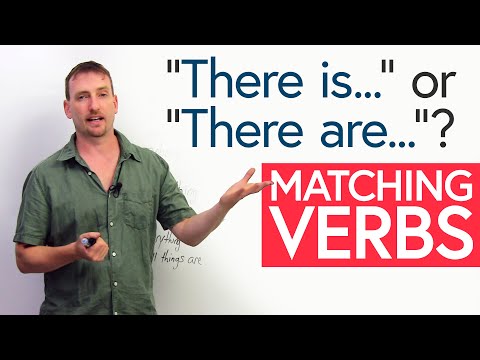 “There is” or “there are”? Matching Verbs in English