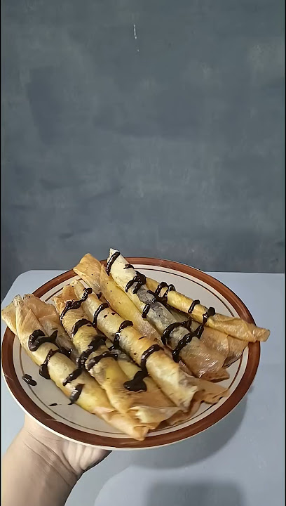 cuma 3 bahan aja, bikin piscok #makanansendiri #fypシ゚viral #food #jajanan