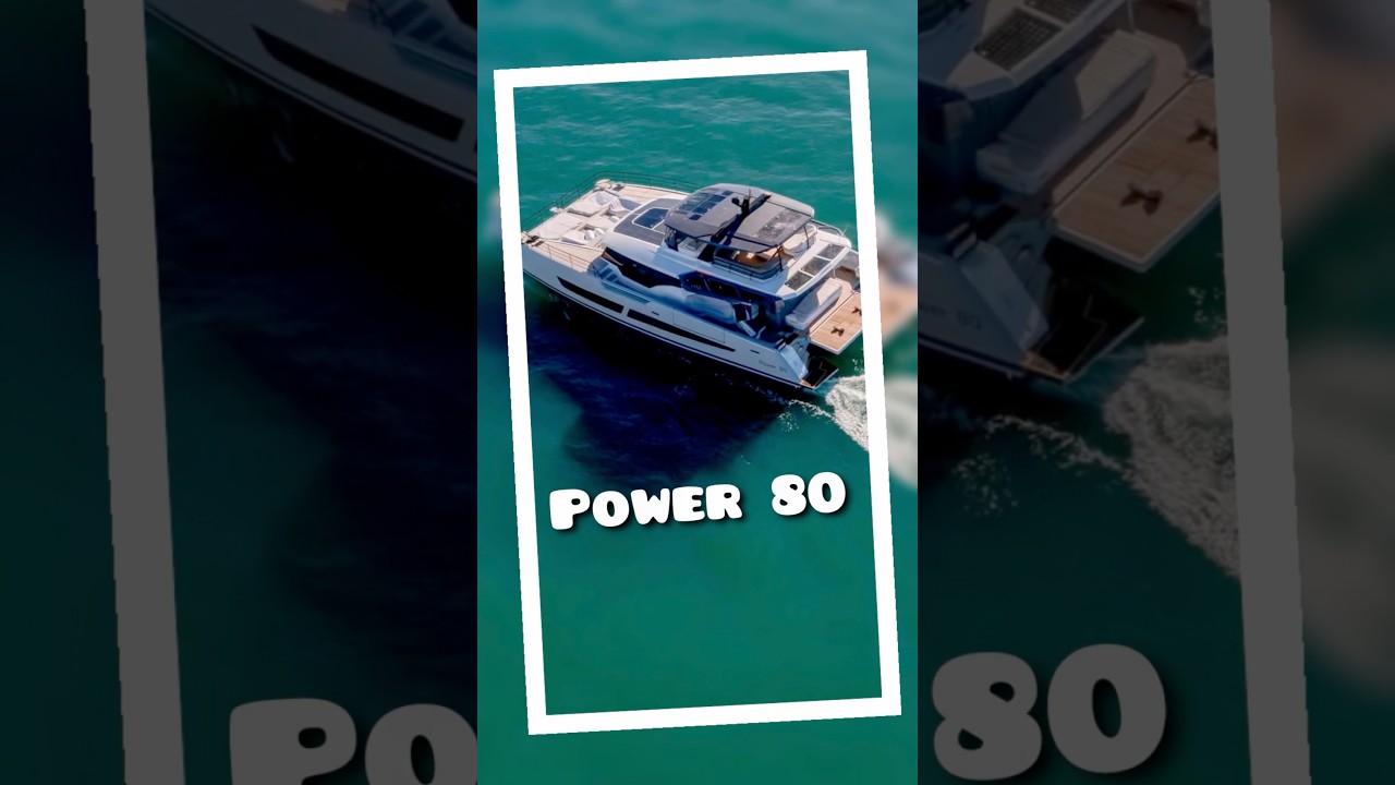 ⁣Power 80 Powercat | Boat Review Teaser | Multihulls World
