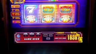 Slots: Unbelievable Triple Red Hot 777 $5K Jackpot at Harrah's Las Vegas!! screenshot 3