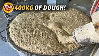 400kg of Dough Becomes Hot Barbari in a 200°C Oven