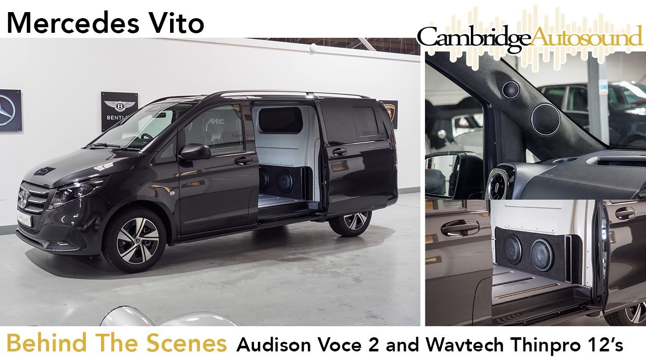 Mercedes Vito - Audio Upgrade. Audison Voce 2 pillar build. Twin Wavtech Thinpro 12 ported enclosure