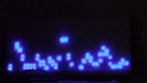atmega audio spectrum analyser matrix led avr анализатор спектра FFT фурье
