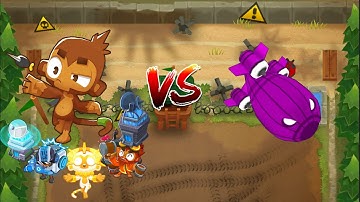God Boosted Sharp Shots Dart Monkey vs Round 100 BTD6