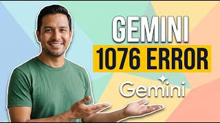Fix Gemini 1076 Error Today (Easy Guide)