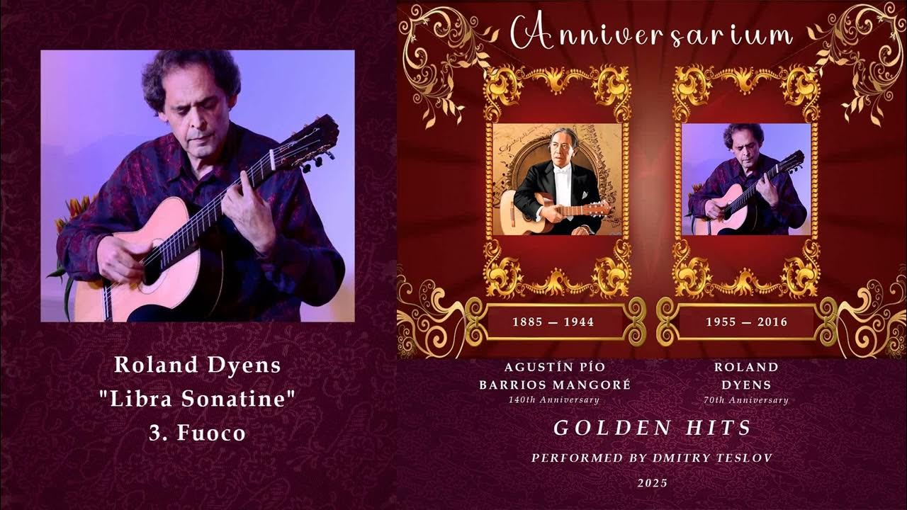 Roland Dyens. "Libra Sonatine". 3. Fuoco. Performed by Dmitry Teslov Roland Dyens. "Libra Sonatine". 3. Fuoco. Performed by Dmitry Teslov