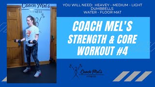 Full Body Strength Workout with Core #4 Strength and Core Workout by Coach Mel 50 views 1 month ago 23 minutes