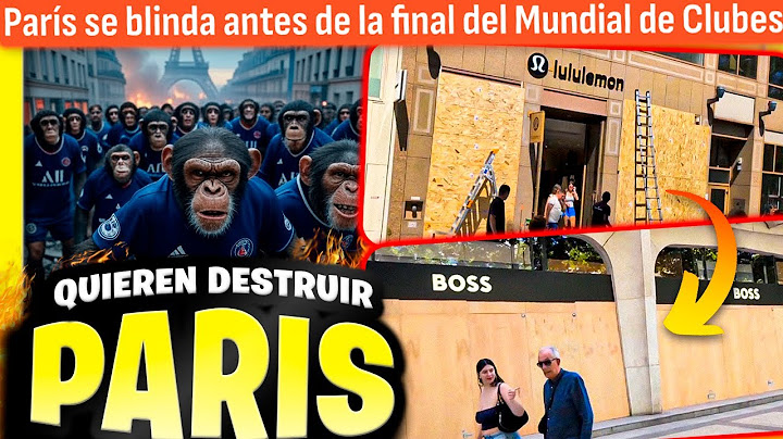 France in panic! Paris is shielded for fear that PSG fans will destroy the city.