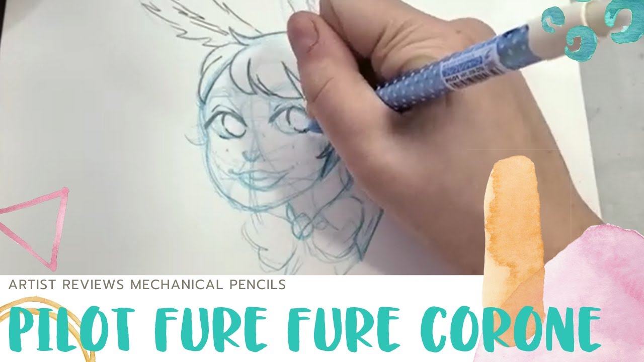 Pilot Fure Fure Corone- Artist Reviews Mechanical Pencils - YouTube