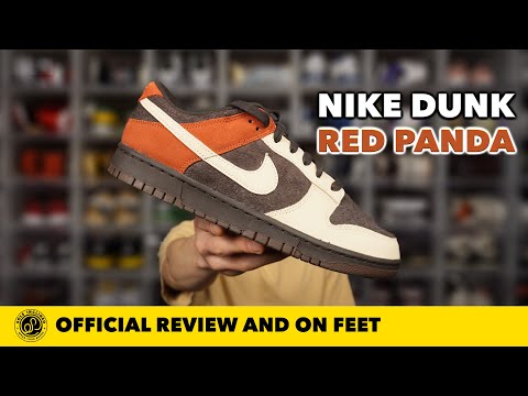 NIKE ☆ Dunk Low ‘Red Panda’ Nike Dunk Low Red Panda Review - YouTube