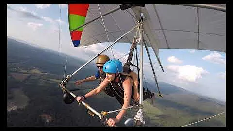 Jessica Perritt Tandem Hang Gliding at Lookout Mou...