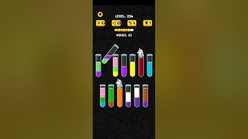 Map 256 Solution||Color Water Sort 3D!