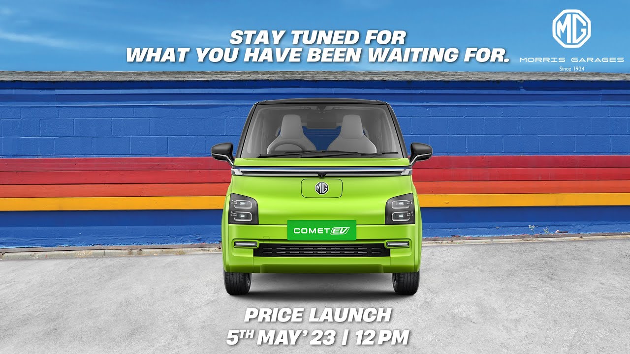 MG Comet EV Price Launch YouTube