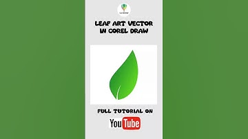 Leaf Art Vector Design In Corel Draw