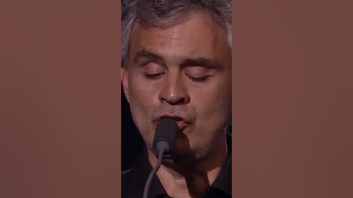 ANDREA BOCELLI interprets Puccini's NESSUN DORMA in a colossal production at the Tunes Festival