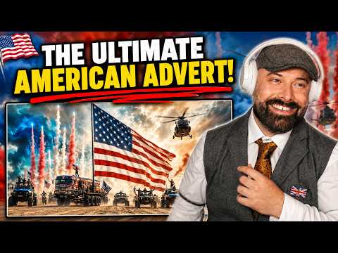 British Dad Reacts to the ULTIMATE American Ad | Unapologetically American