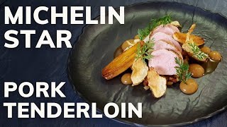 Fine dining PORK TENDERLOIN recipe | Michelin Star Cooking At Home screenshot 3