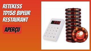 Avis 2026 Retekess Td158 Bipeur Restaurant. Détails