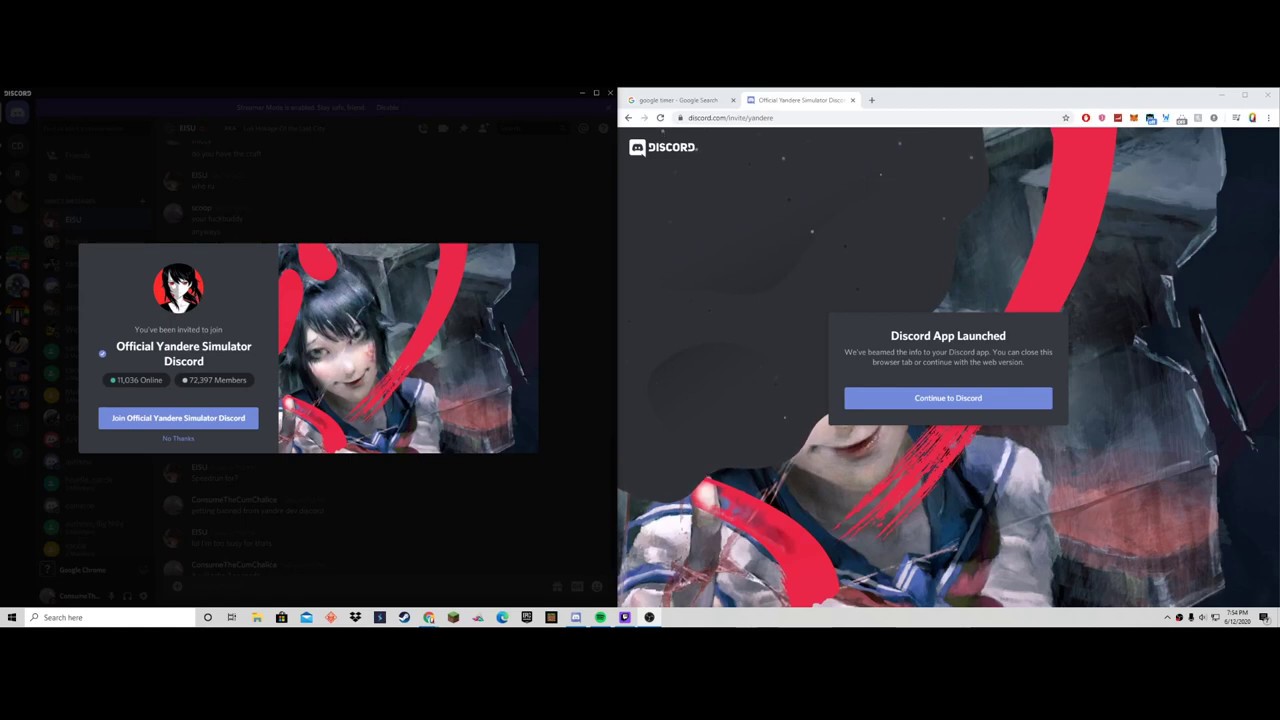 GETTING BANNED FROM YANDERE DEV DISCORD SERVER (WR SPEEDRUN) 0.0293