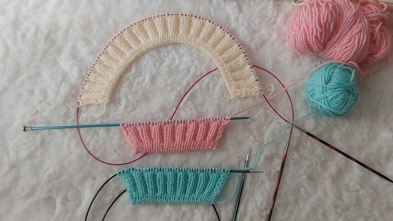 Örgü Teknikleri  Hazır  Yaka Çalışması