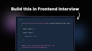React Machine Coding :  Event Emitter with Advanced Typescript | Frontend Interview Question