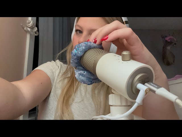 ASMR slime on the Mic! ✨ +making slime 😂