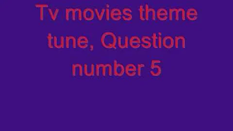 Greatest Movies Of All Times Theme Tune quiz
