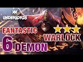 Fantastic 3 Stars Warlock | Bloodbound Demon Builds | Dota Underlords Strategy