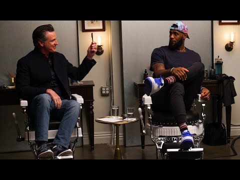 Gavin Newsom signs California's 'Fair Pay to Play Act' with LeBron James & Mav Carter | THE SHOP