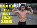 Can 18 Year Old Kyle do 50 Pull ups and 100 Push ups in 5 Minutes  | Thats Good Money