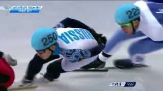 KBS2014 소치 동계올림픽 쇼트트랙 남자 1500m 예선 제2조