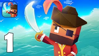 Blocky Pirates - Gameplay Part 1: Conquer Oceans, Raid Islands & Uncover Gold! (iOS/Android) screenshot 3
