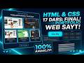 HTML&amp;CSS 17 DARS | Portfolio Website Yasash | HTML CSS To‘liq Loyiha #17 (Final Dars)