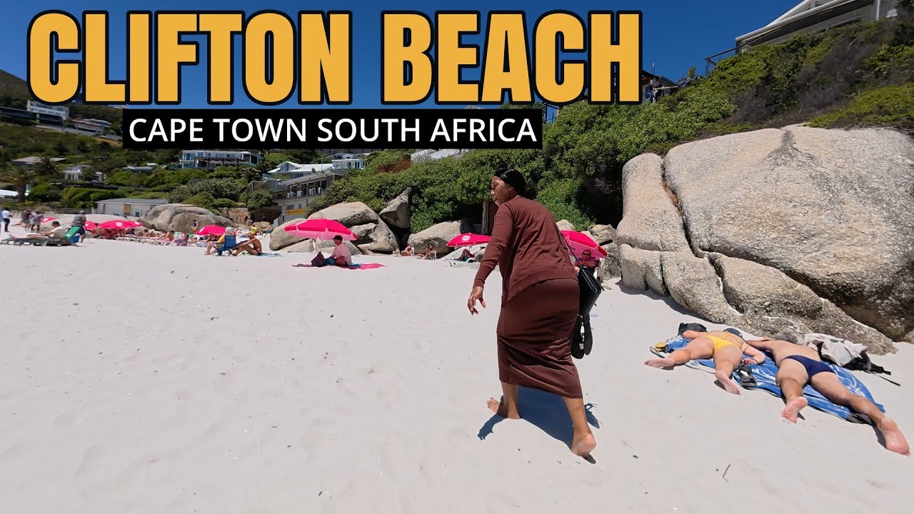4K Cape Town Walk: Millionaire's Beach & Hidden Views (Clifton, South Africa)
