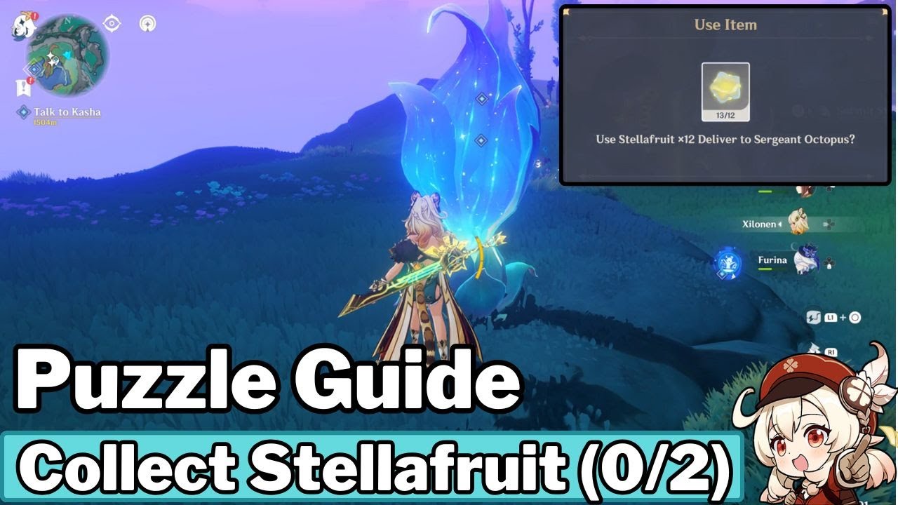 Collect Stellafruit, deliver them to Sergeant Octopus, and pass the trial (0/2) - Genshin Impact