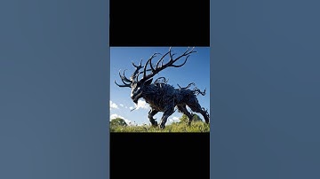 🖤🤯🦌 AI Venom–Deer Animal Hybrid Fusion. #aiart #hybrid #fusion #aitransformation #venomart