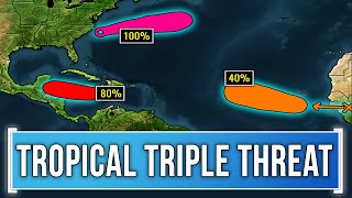 Triple Tropical Threat in Atlantic Being Watched Closely