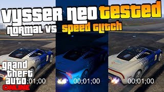 New Released Car Vysser Neo Speed Tested Normal Speed Vs Speed Glitch Gta 5 Online