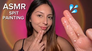 ASMR la CHICA nueva te hace un SPIT PAINTING en toda tu carita