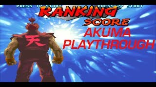 Street Fighter III 2nd Impact: Akuma 天 Playthrough (FightCade) (1080p 60fps)