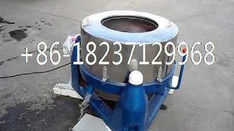 Horizontal dewatering extracting machine industrial centrifugal hydro extractor machine