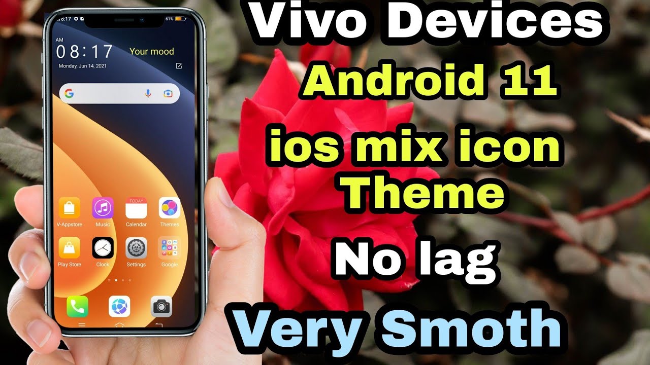 😀😀Vivo Device Android 11 ios mix new theme 😀😀