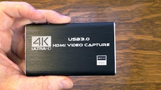بطاقة التقاط فيديو HDMI غير مكلفة (تعمل!)