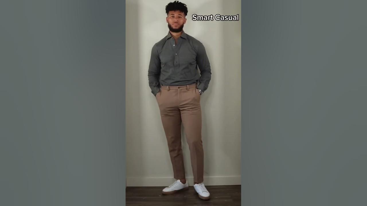5 Ways To Style Khaki Pants | Mens Fashion #Shorts - Youtube