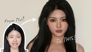 No More Ingenue Makeup 👠 Goddess Makeup for Square Face Shapes | High Visual Weight by 夏野阿乔