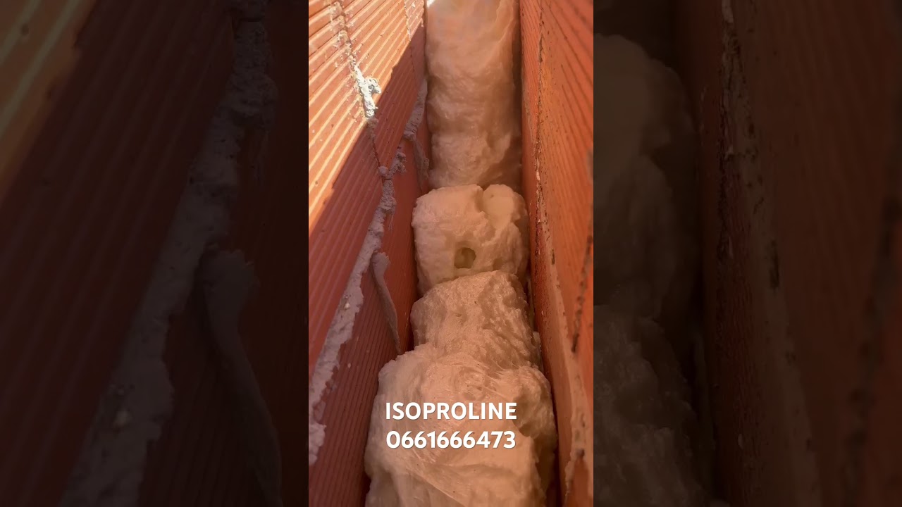 Injection de mousse polyuréthane double cloison au Maroc, isolation par injection de mousse isolante