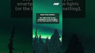 Northern lights gazing? Here's some tips!