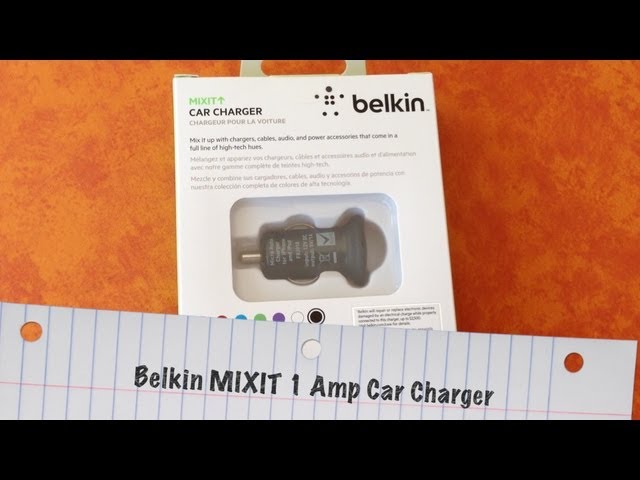 Belkin 1 Amp MIXIT USB Car Charger Review