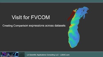 VisIt for FVCOM: Creating comparison expressions across datasets
