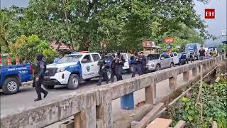 Corinto bajo fuerte intervencin policial tras enfrentamiento